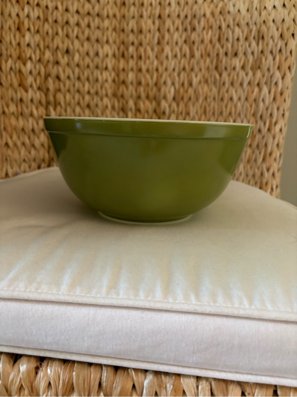 Pyrex Vintage Avocado Glass Mixing Bowl
